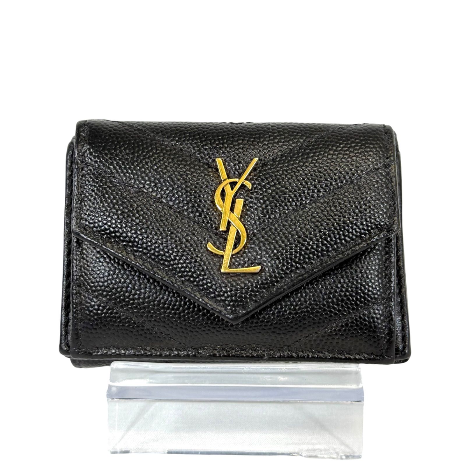人気・美品】サンローラン カサンドラ タイニー ミニ コンパクト 三