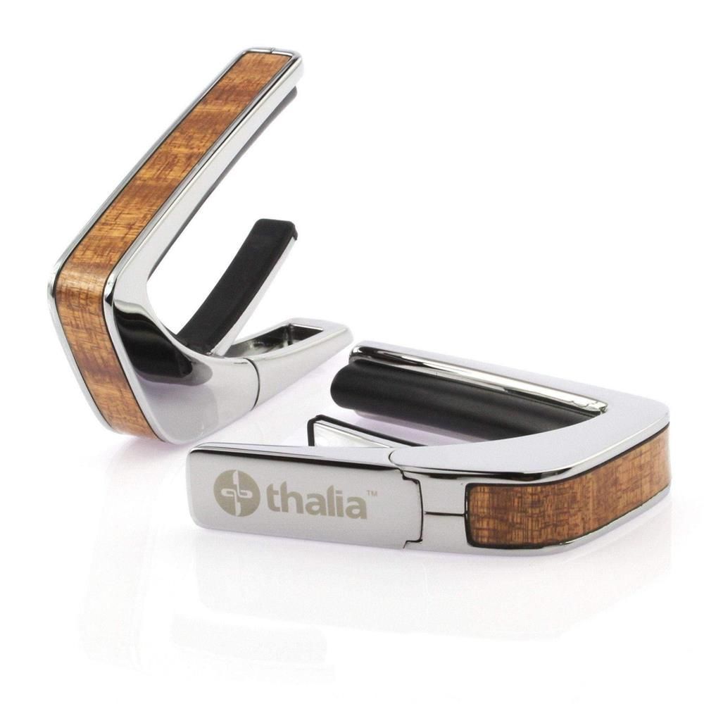Thalia Capos ギターカポ クローム仕上げ TH-CG200-MP TH-CC200-SP Sapele Inlay アメリカ製【並行輸入】