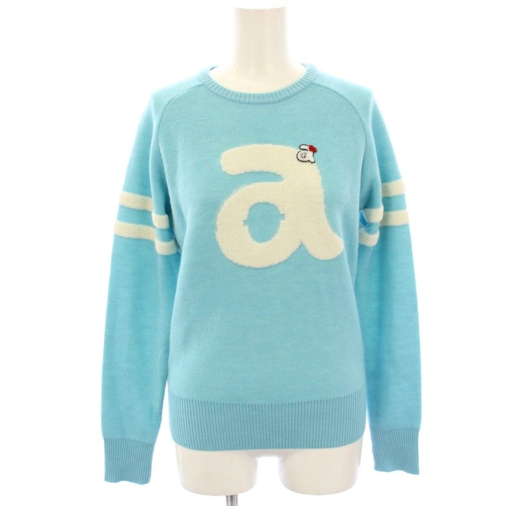 (超美品)アルチビオarchivio ウール混長袖ニットセーター サイズ36 アルチビオ archivio ニット セーター ゴルフウェア ウール混 長袖