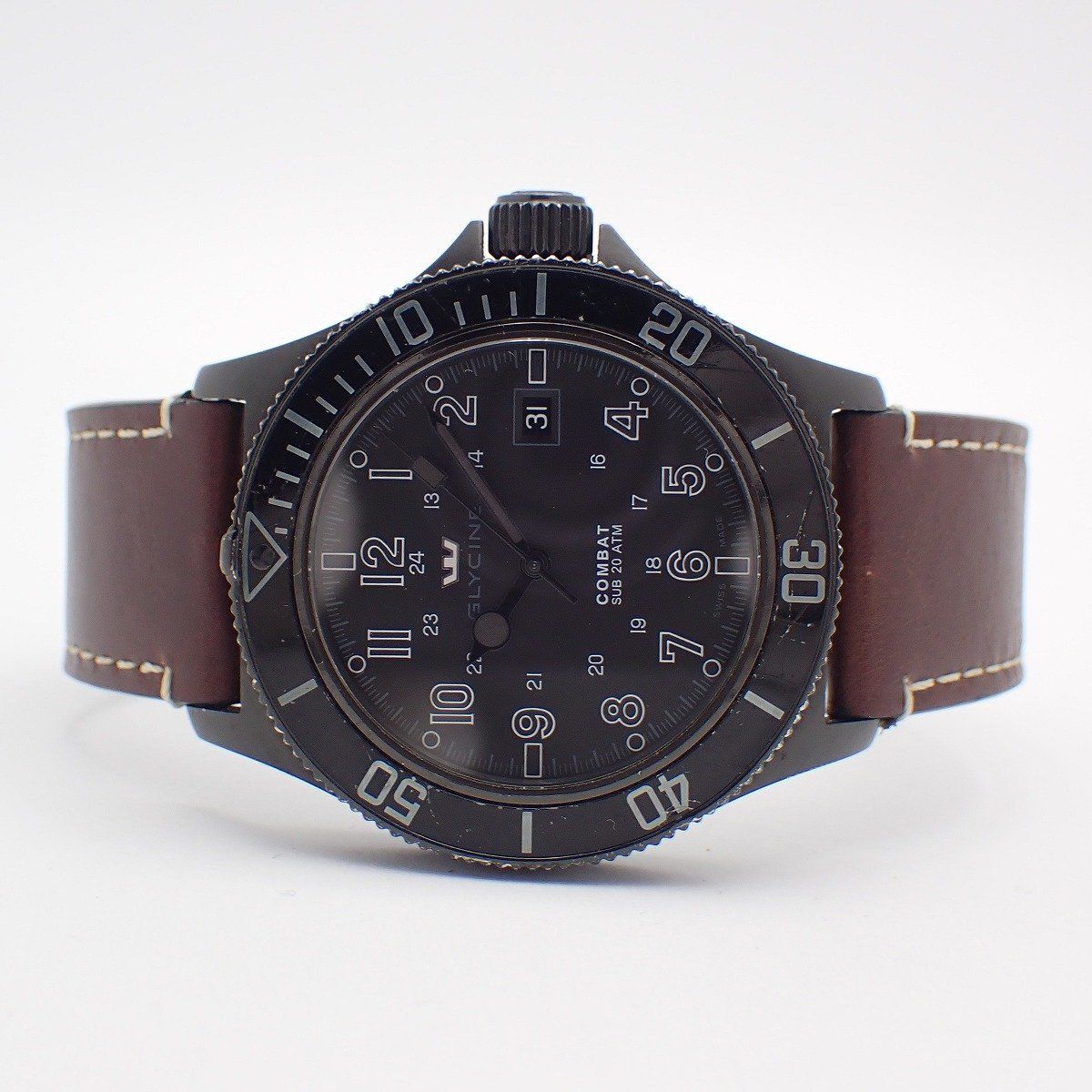 GLYCINE グリシン コンバット サブ42 自動巻き メンズ 腕時計 ブラック 