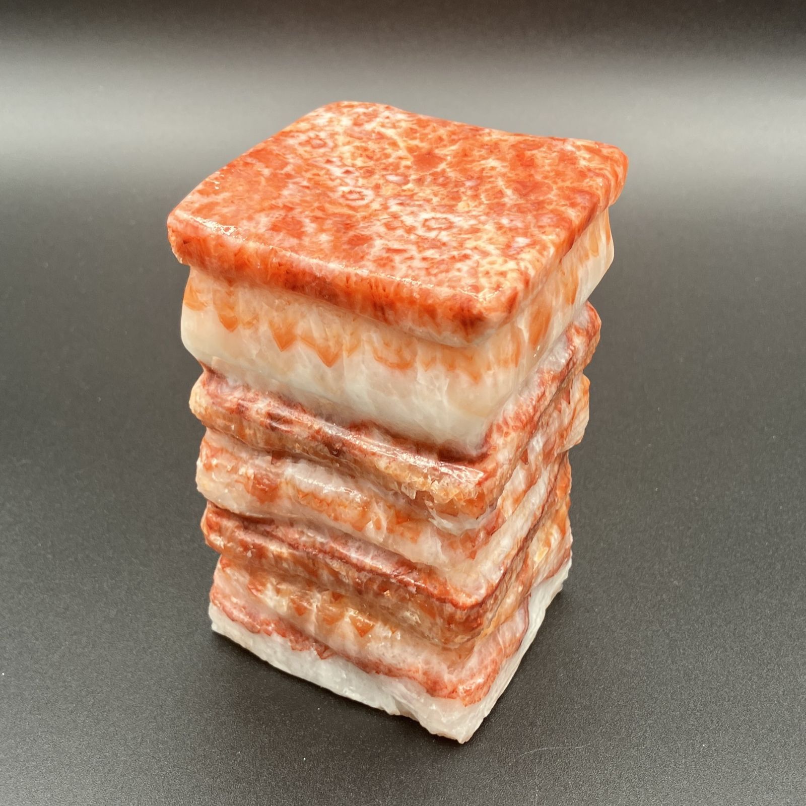 大サイズ】ポークストーン 豚肉石 パワーストーン 見た目は豚バラ肉