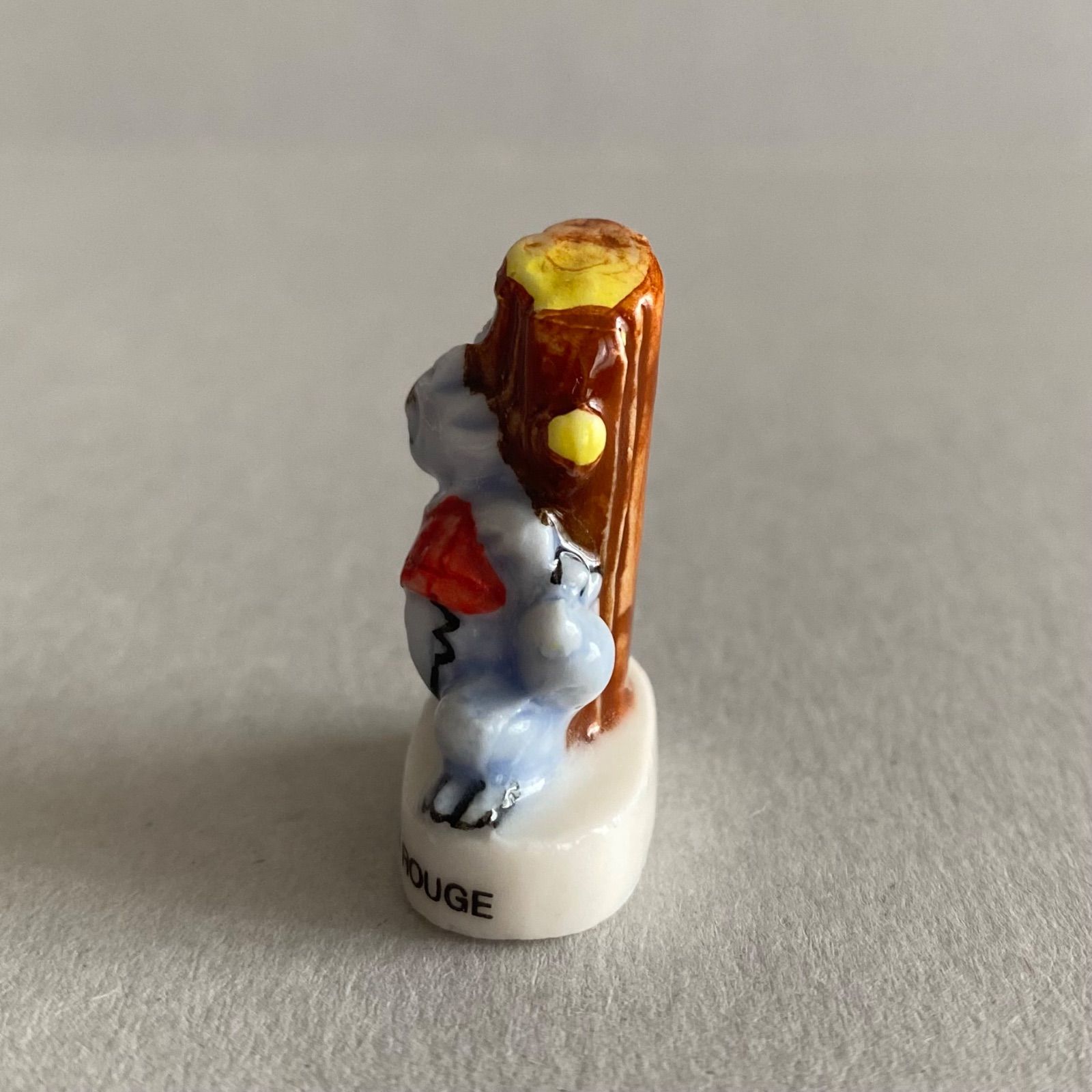 オオカミのフェーブ／赤ずきん／狼／童話モチーフ／フランス雑貨／陶器