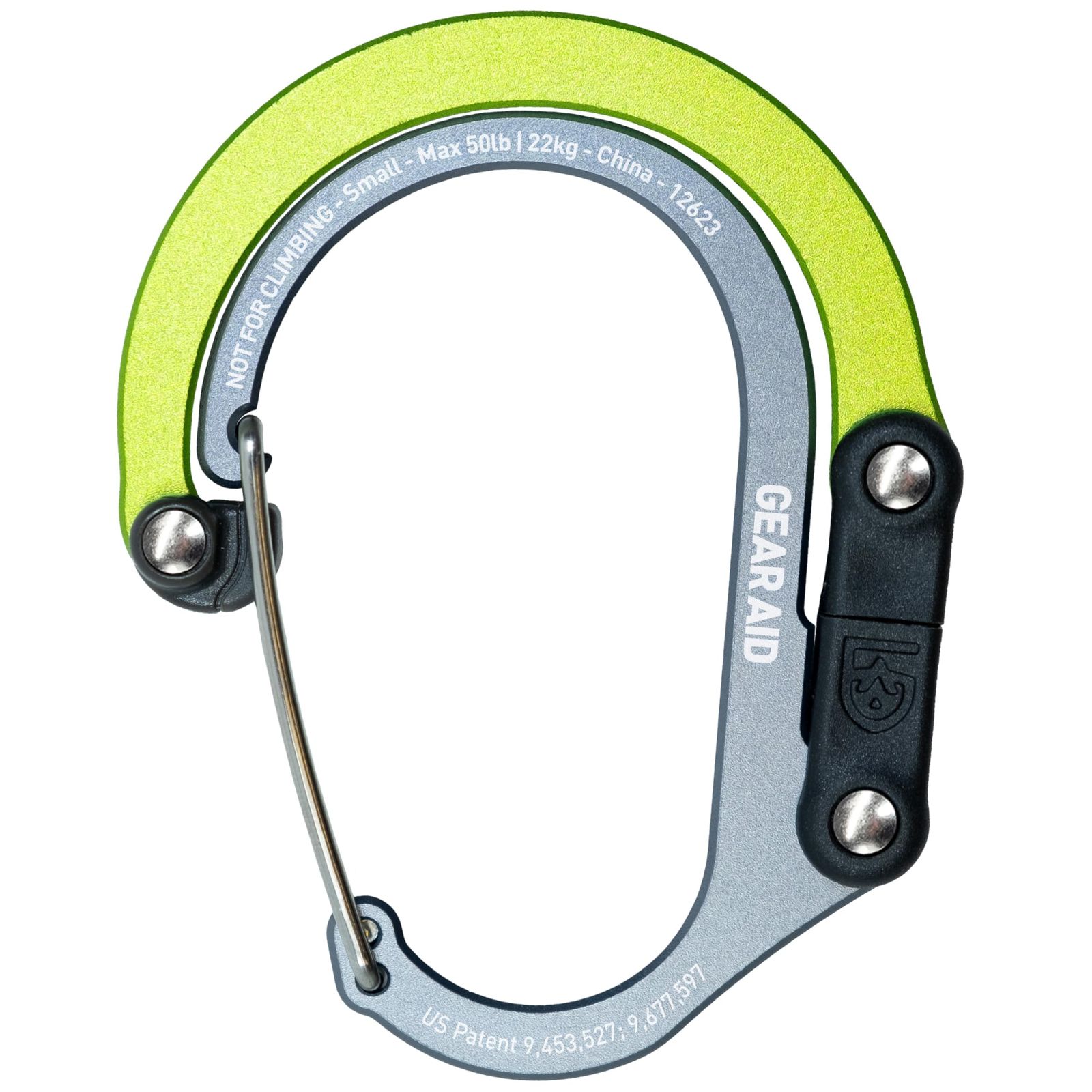 新品 Gear Aid カラビナ型フック ヒーロークリップ スモール ネイビーグリーン 210012-907