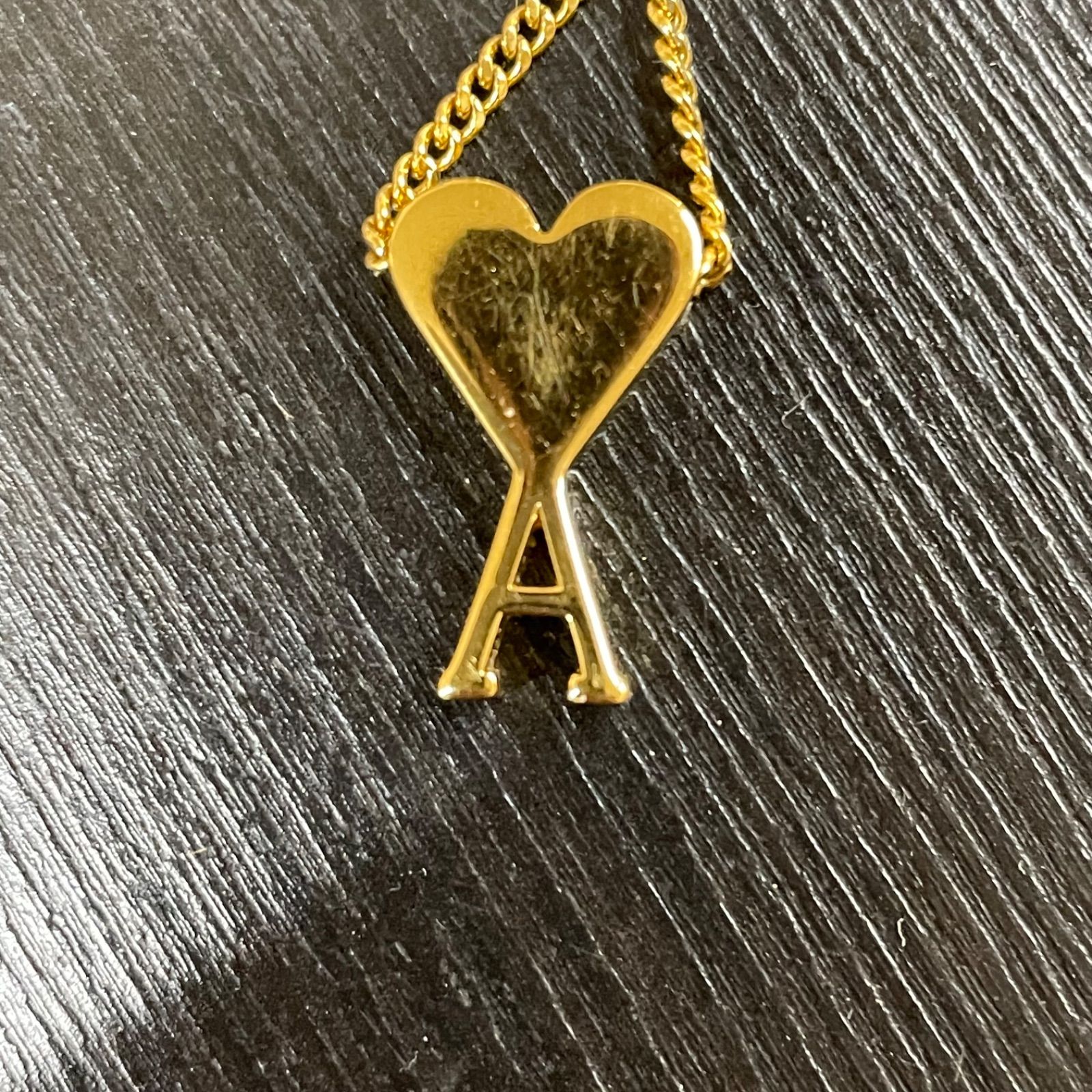 ◎AMI PARIS アミパリス AMI DE COEUR ペンダントネックレス ゴールド