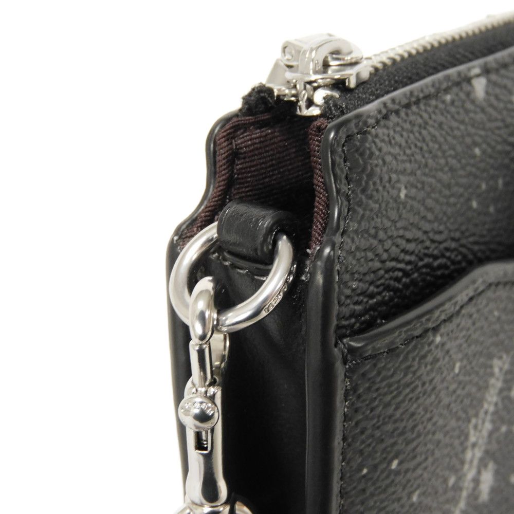 COACH コーチ ポピー クロスボディ バッグ スター プリント チェーン