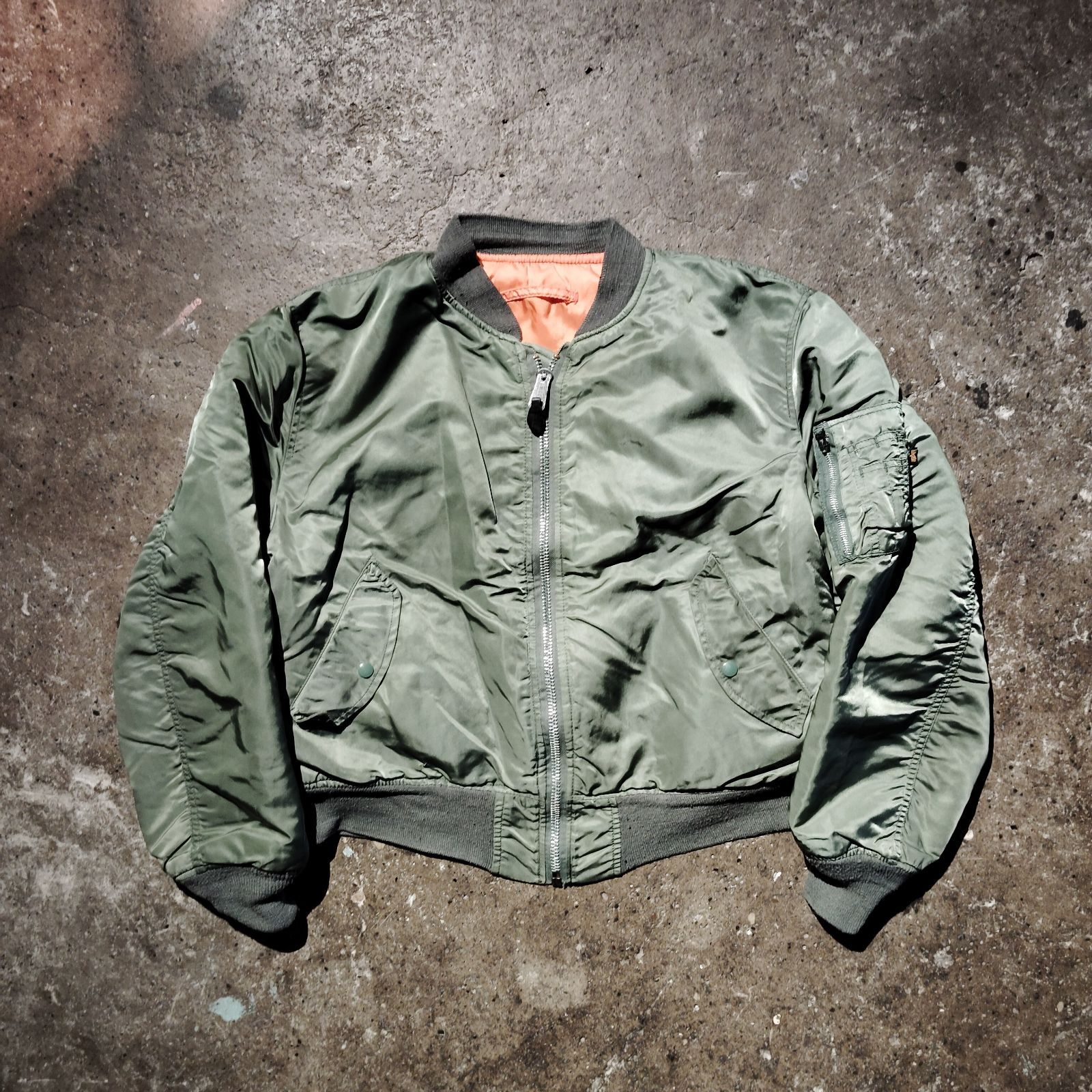 ALPHA INDUSTRIES 80s USA製 MA-1 フライトジャケット XL アルファ 