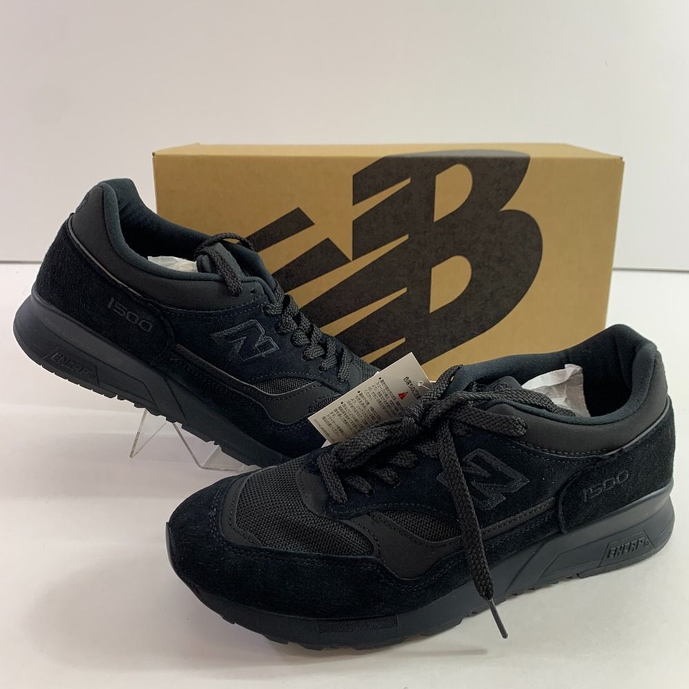 04w6310▽※【中古】New Balance 1500 Triple Black U1500KKL