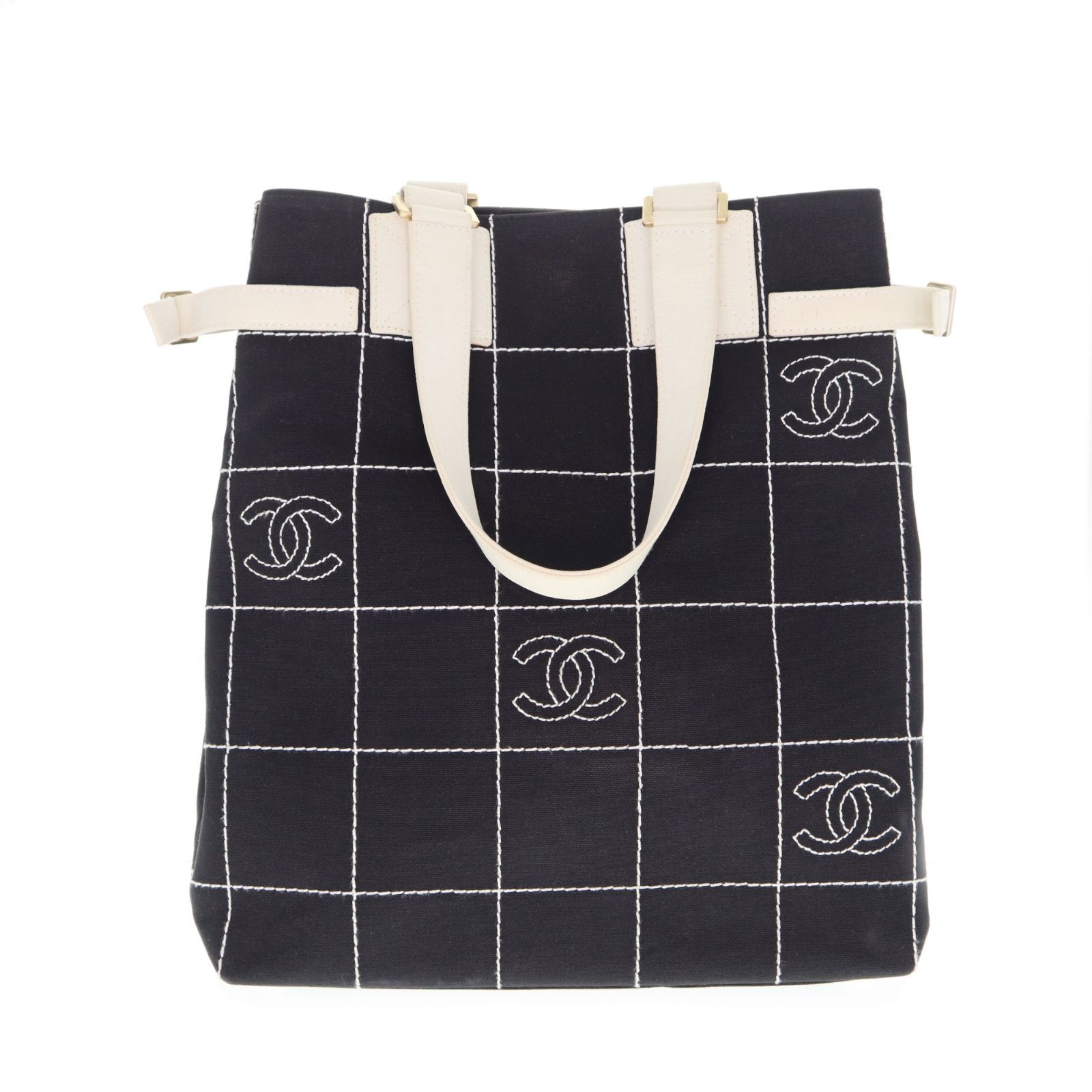中古】CHANEL シャネル チョコバー ワイルドステッチ ココマーク 