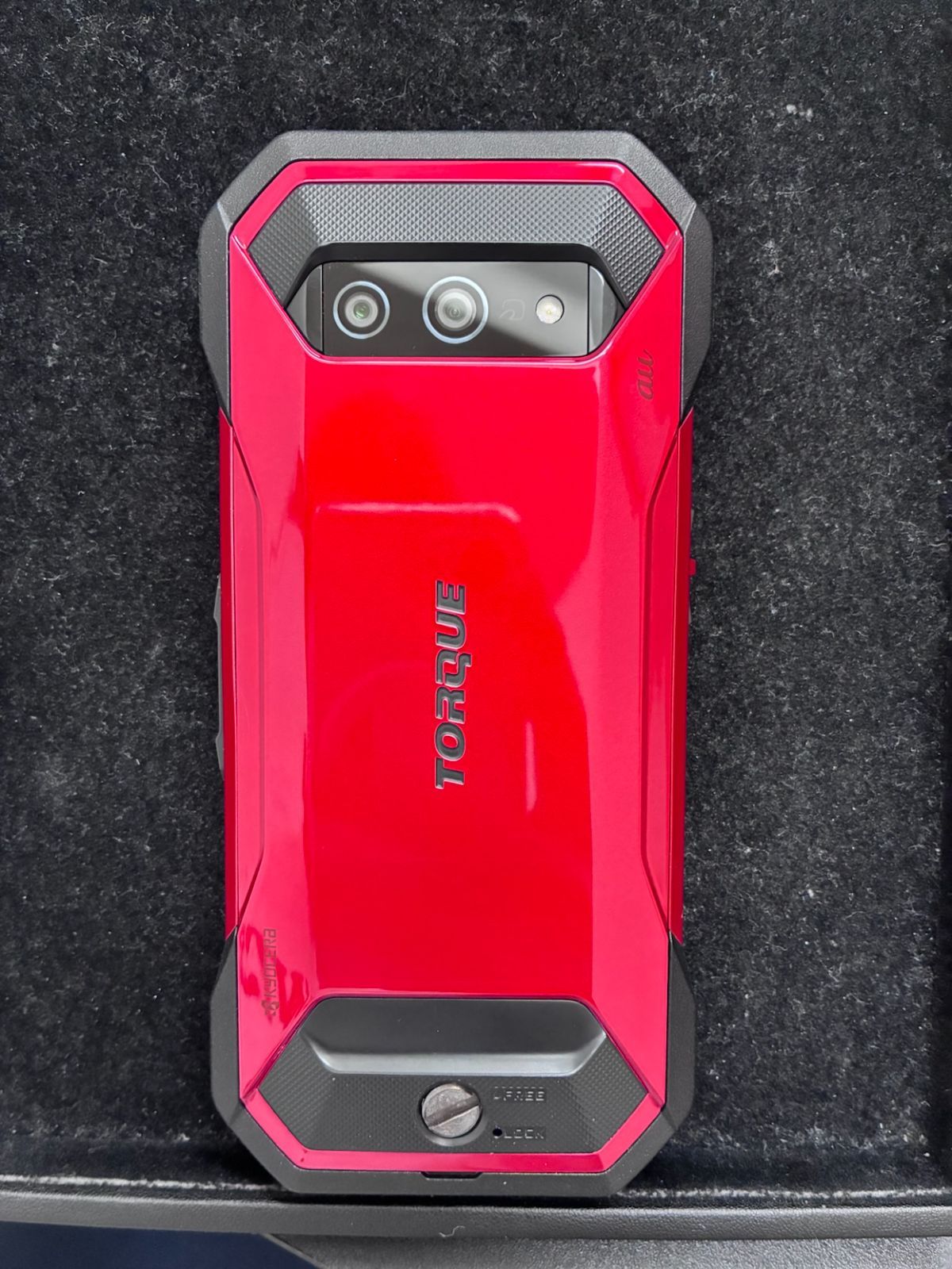 TORQUE 5G KYG01 レッド 6GB/128GB au SIM解除済 - メルカリ