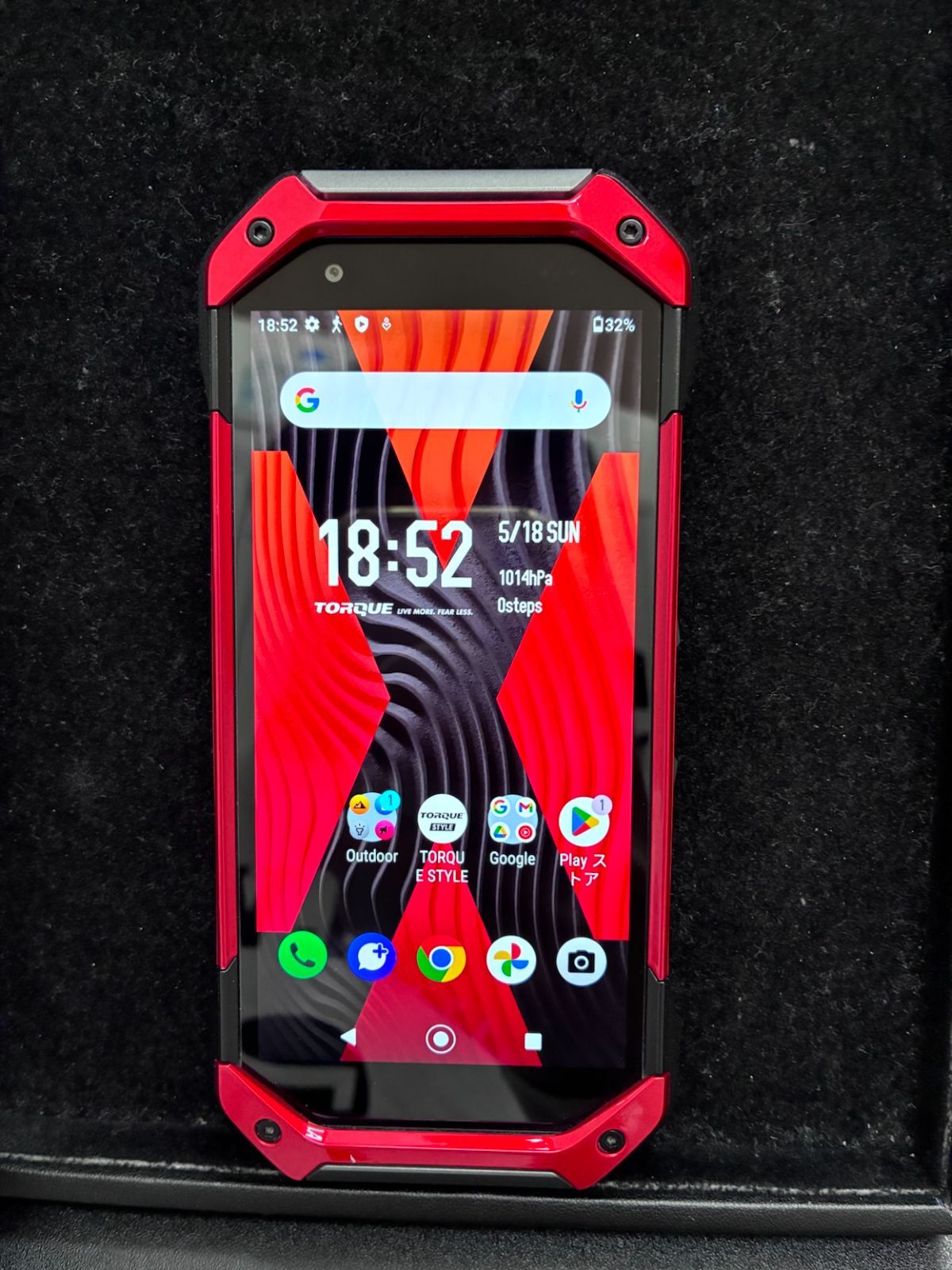 TORQUE 5G KYG01 レッド 6GB/128GB au SIM解除済 - メルカリ