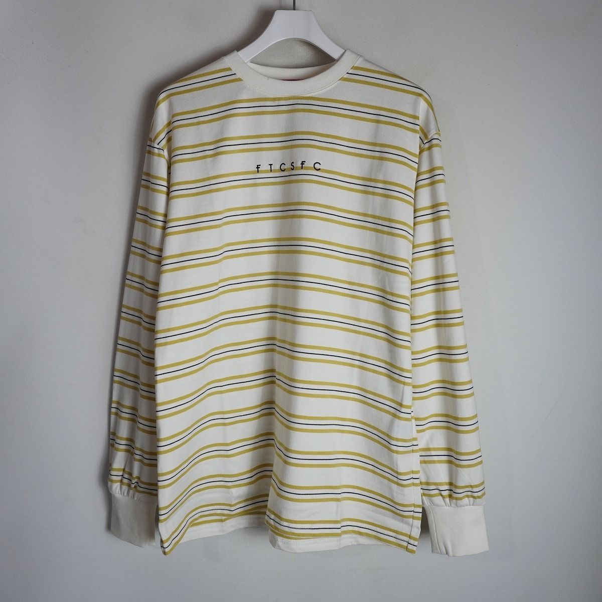 新品 23AW FTC エフシーティー STRIPE L/S TOP ロングスリーブ 