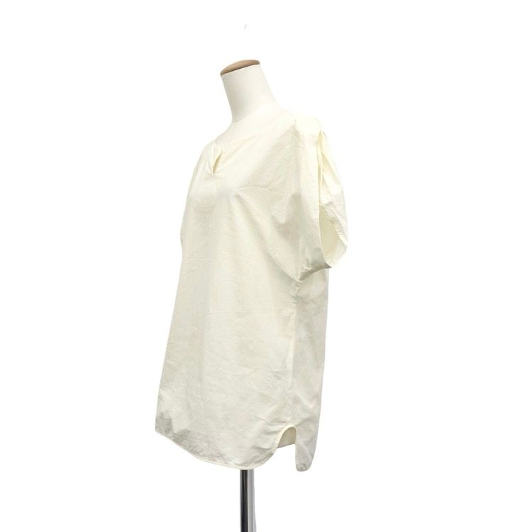 Mame Kurogouchi マメクロゴウチ Dry Touch Cotton Blouse ドライ 