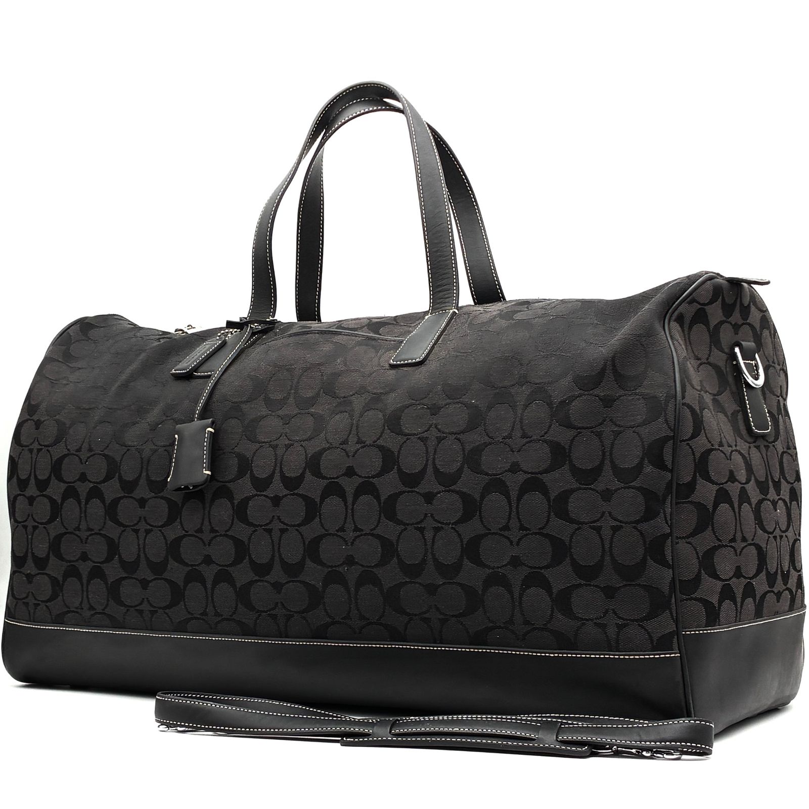 美品】コーチ COACH シグネチャー ボストンバッグ 旅行カバン 美品】コーチ COACH シグネチャー ボストンバッグ 旅行カバン