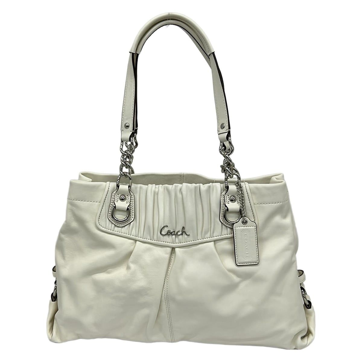 レディース COACH(コーチ) トートバッグ アシュレイレザーキャリオール 