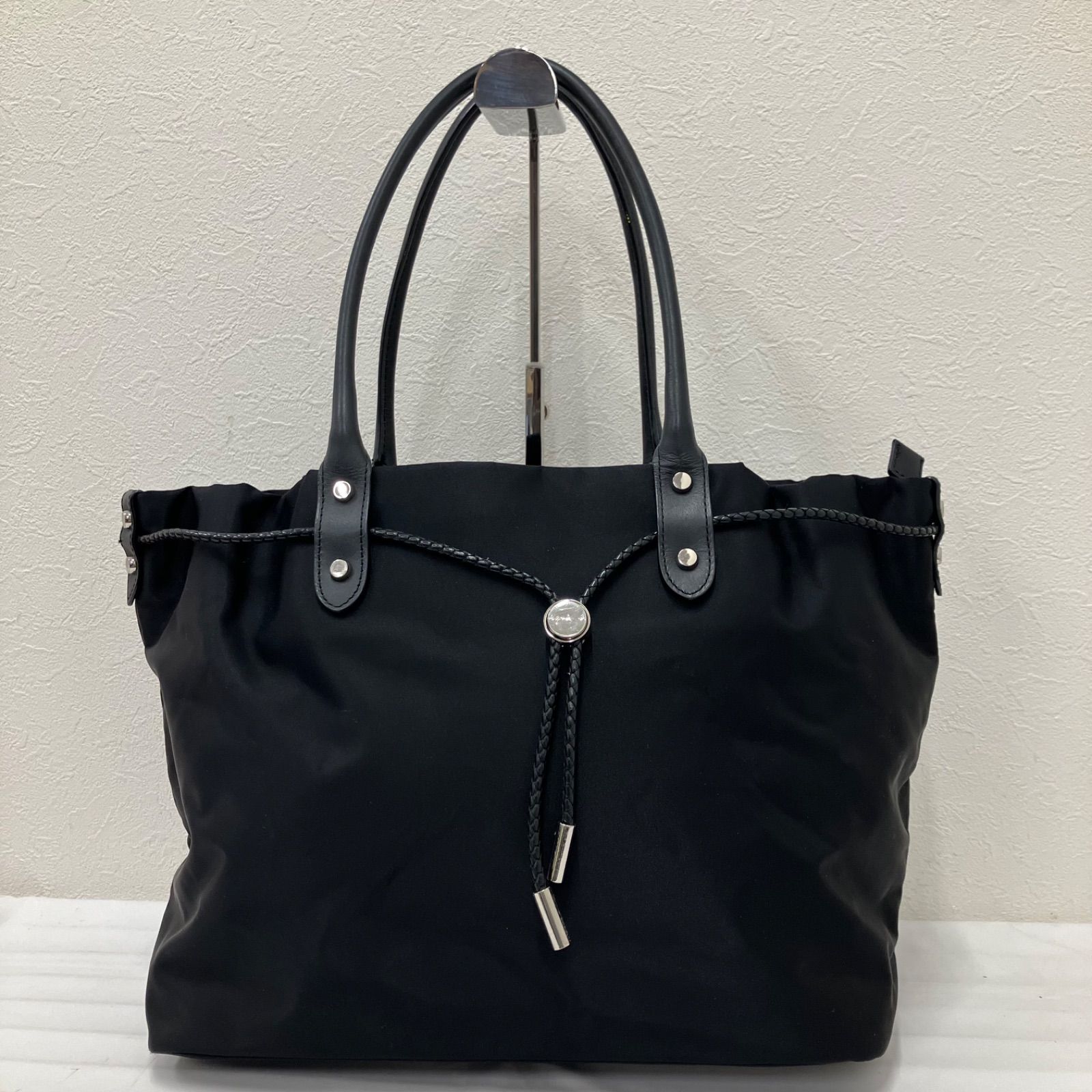 Y740 agnes b. VOYAGE アニエスベーボヤージュ トートバッグ ブラック 