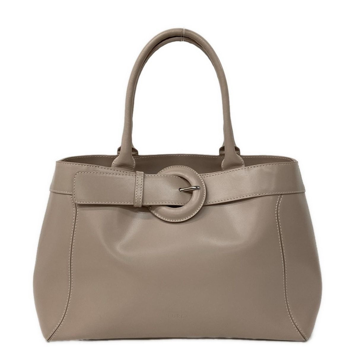 FURLA(フルラ) トートバッグ - ピンクベージュ レザー - メルカリ