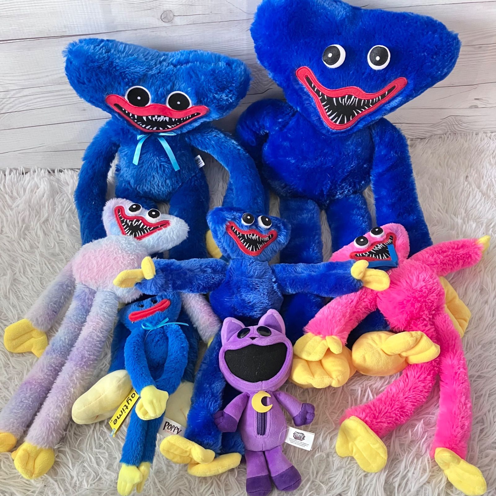 ポピープレイタイム ハギーワギー ぬいぐるみ Huggy Wuggy Poppy Playtime ぬいぐるみセット 7点セット 7