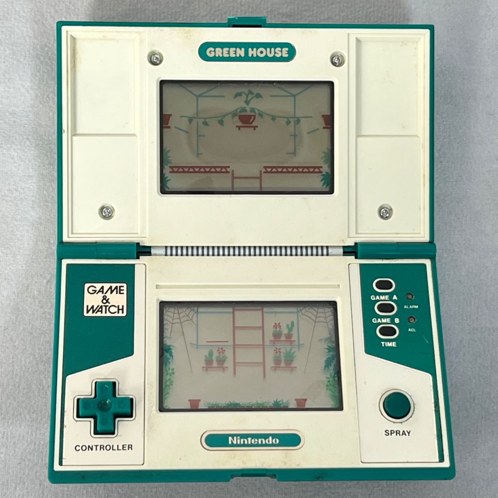 管2603-169】任天堂 Nintendo GAME & WATCH ゲームウォッチ GREEN