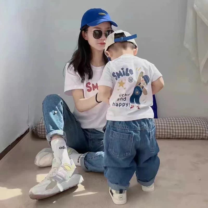 親子 ペアルック tシャツ 赤ちゃん ベビー 親子コーデ ペア 未使用 T 
