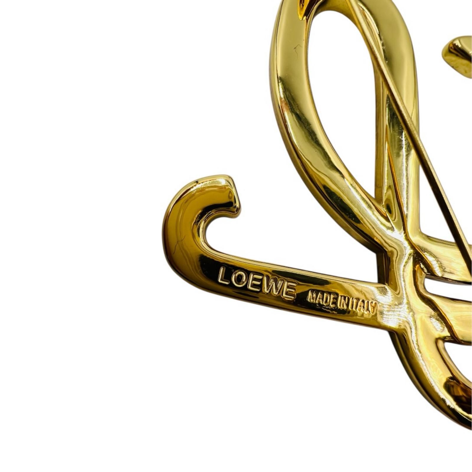 ロエベ LOEWE ブローチ パール ゴールド - メルカリ