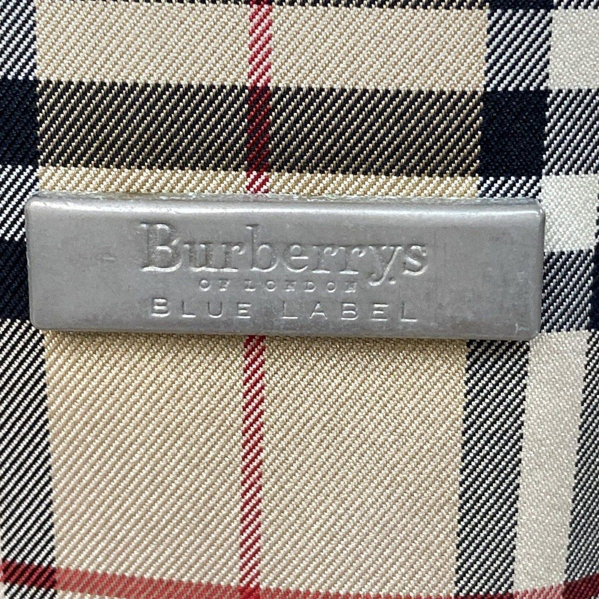 Burberrysチェック柄ハンドバッグ 水色/ベージュ 【公式通販】