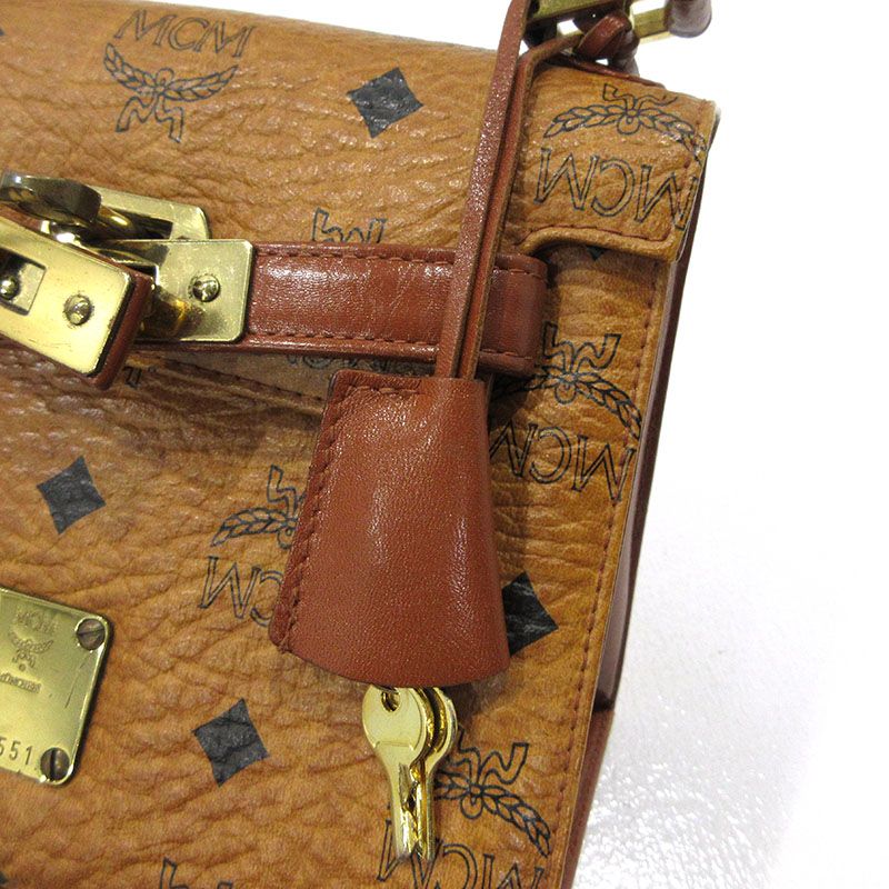 三重本店】 中古 MCM | エム・シー・エム ショルダーバッグ ケリー型