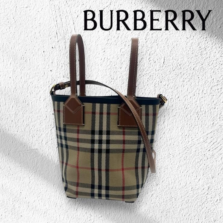 美品】Burberry London ノバチェック トートバッグハンドバッグ