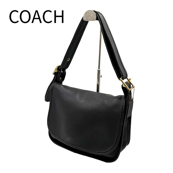 【美品】COACH　レザーハンドバッグ　ブラック ハンドバッグ ブラック レザー ショルダー オールド 【公式通販】