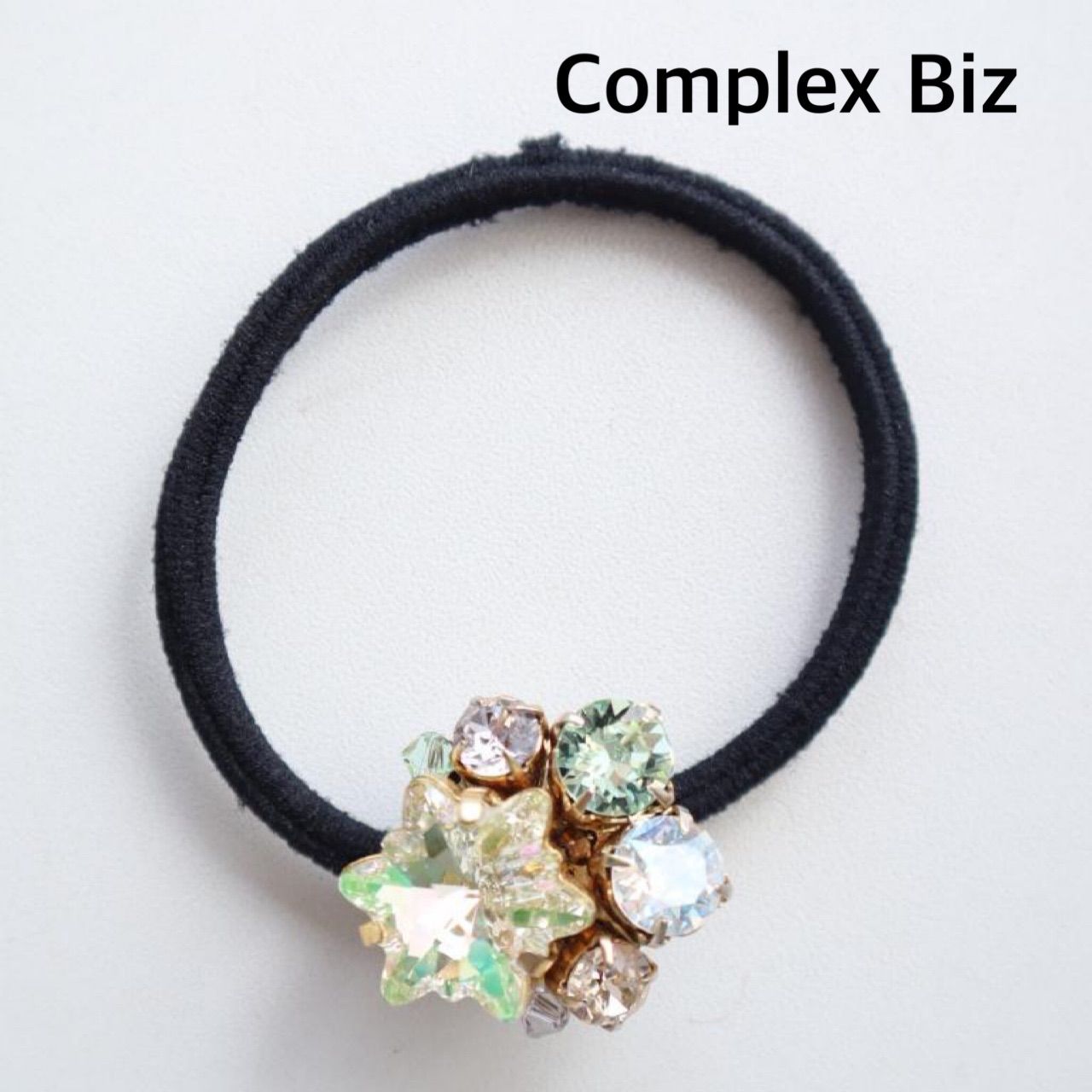 ☆Complex Biz コンプレックスビズ クリスタルポニー ヘアアクセサリー