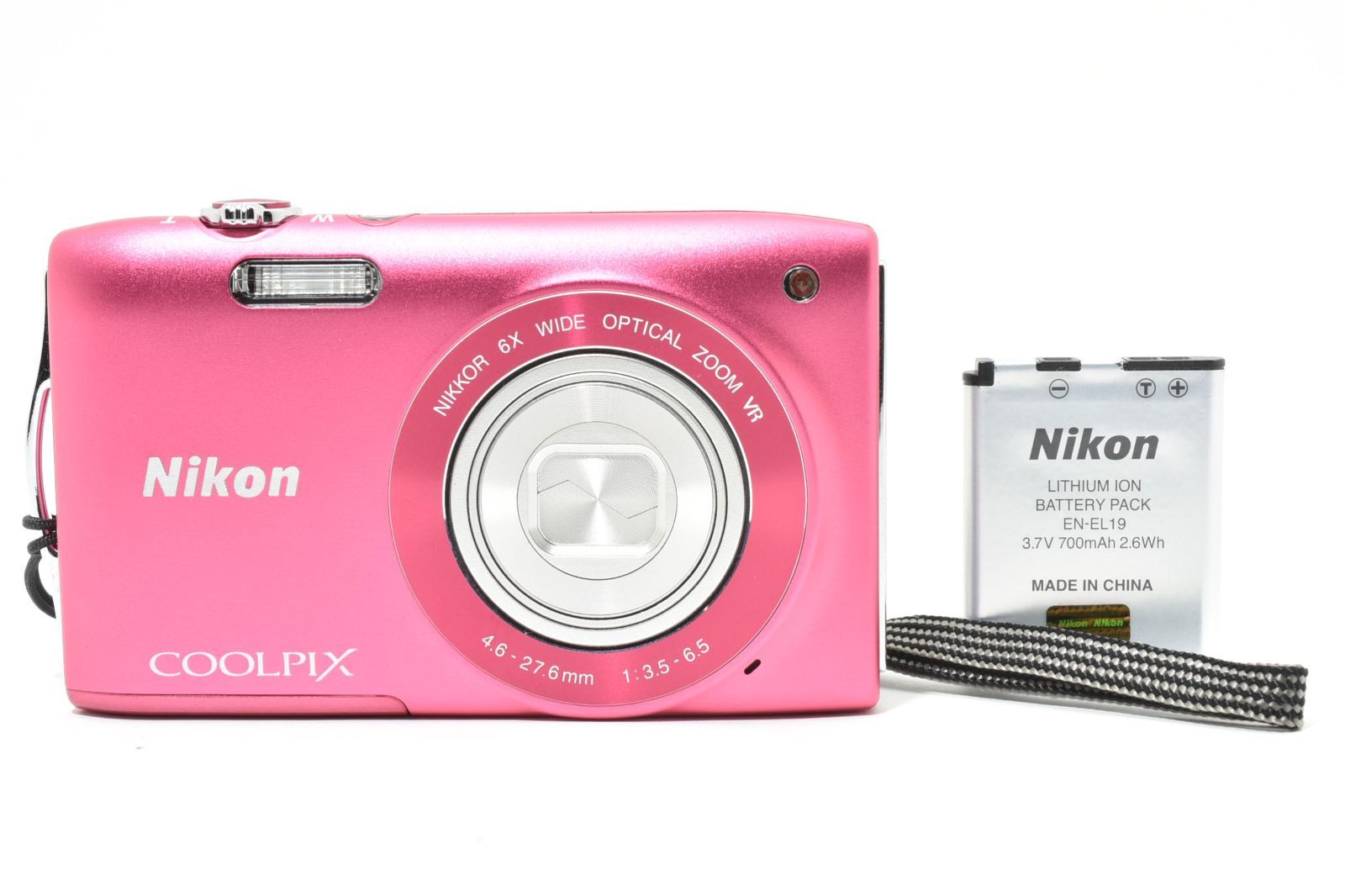 ☆極上品☆ ニコン NIKON COOLPIX S3300 ストロベリーピンク