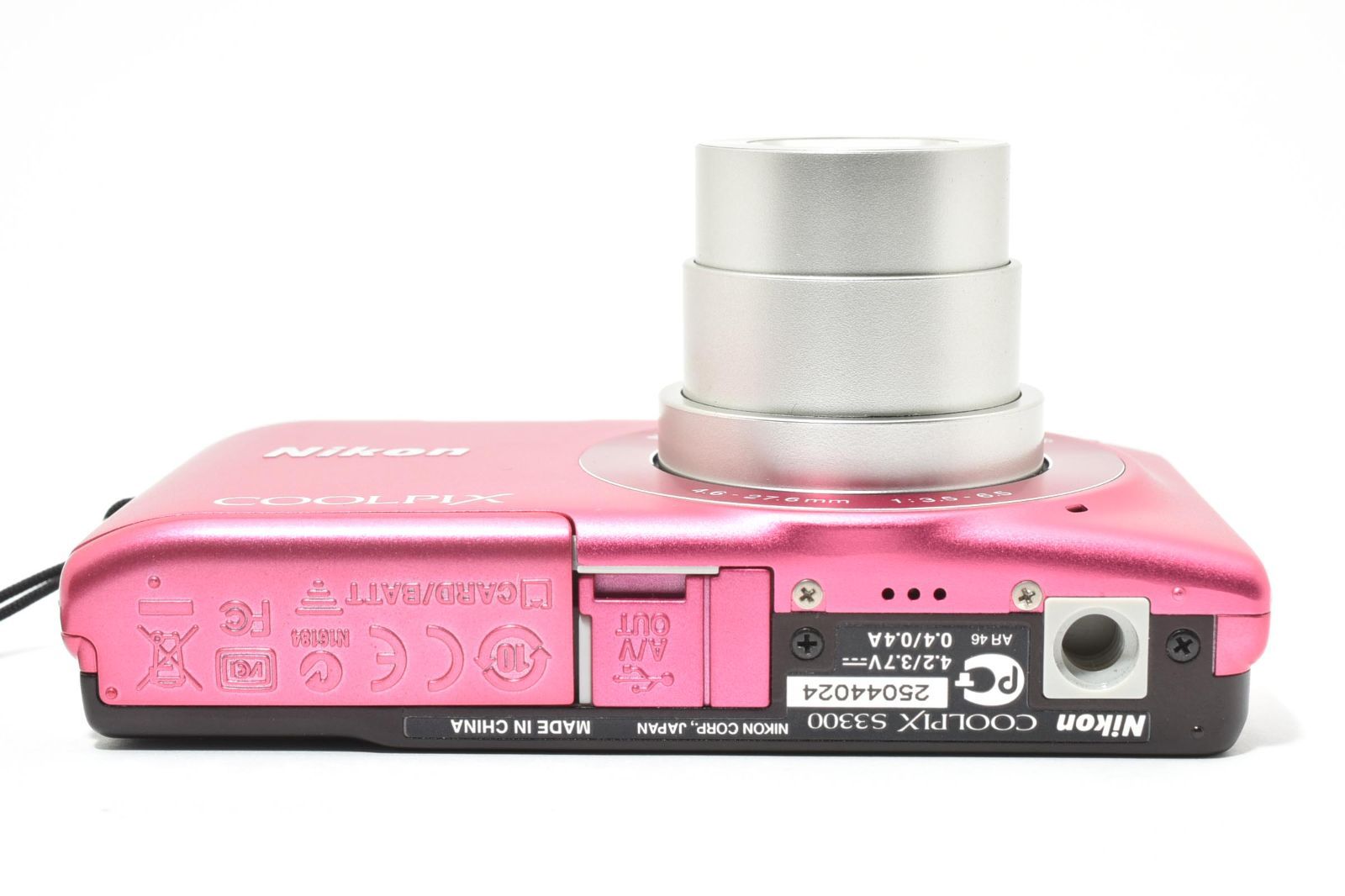 ☆極上品☆ ニコン NIKON COOLPIX S3300 ストロベリーピンク 