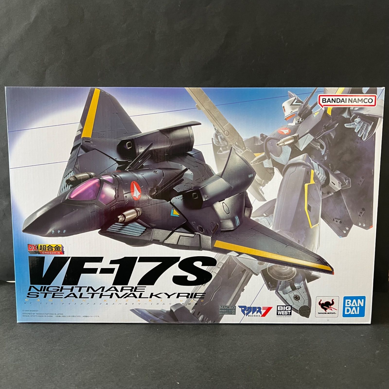 送料込み！】DX超合金 マクロス7 VF-17S ナイトメアステルスバルキリー