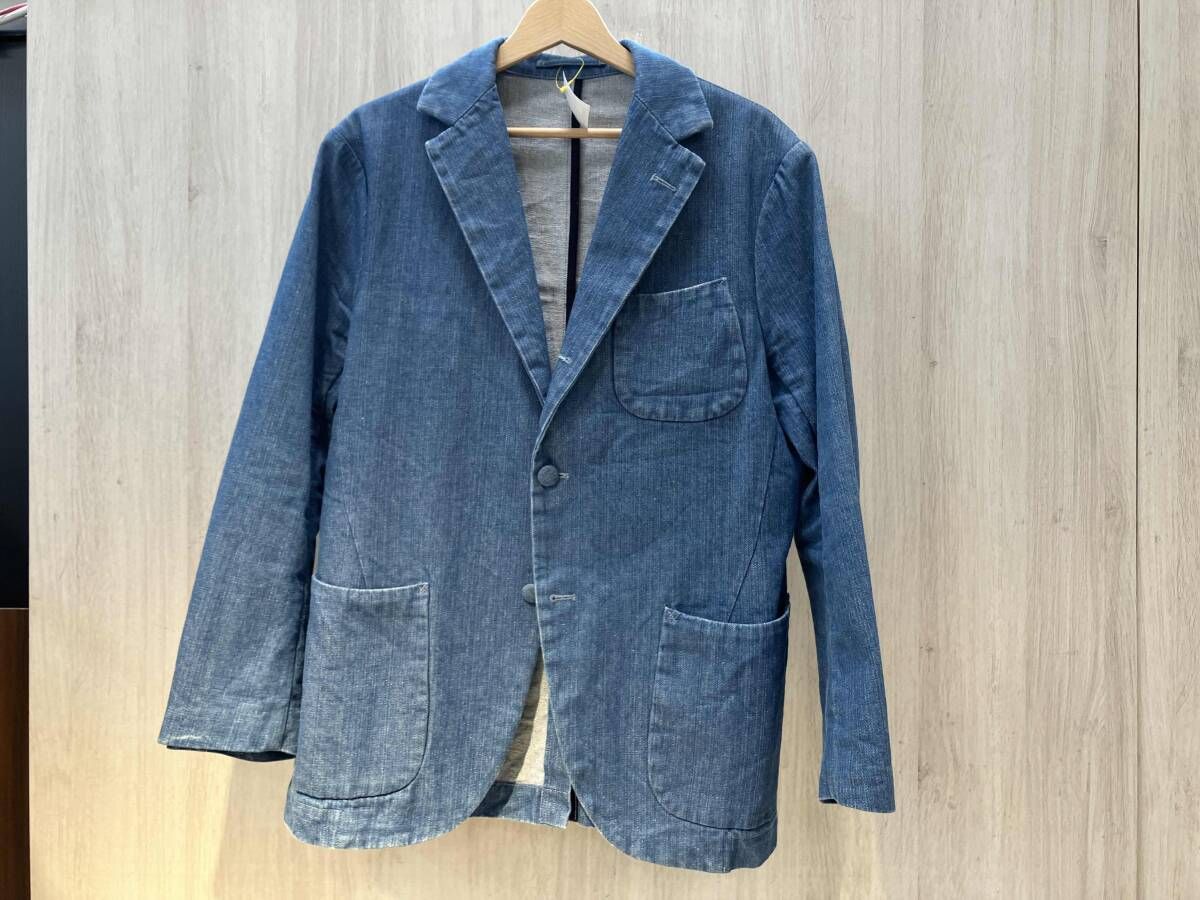 得価，セール EVISU テーラードジャケット　YAMANE デニムジャケット　BLU 使用感あり その他