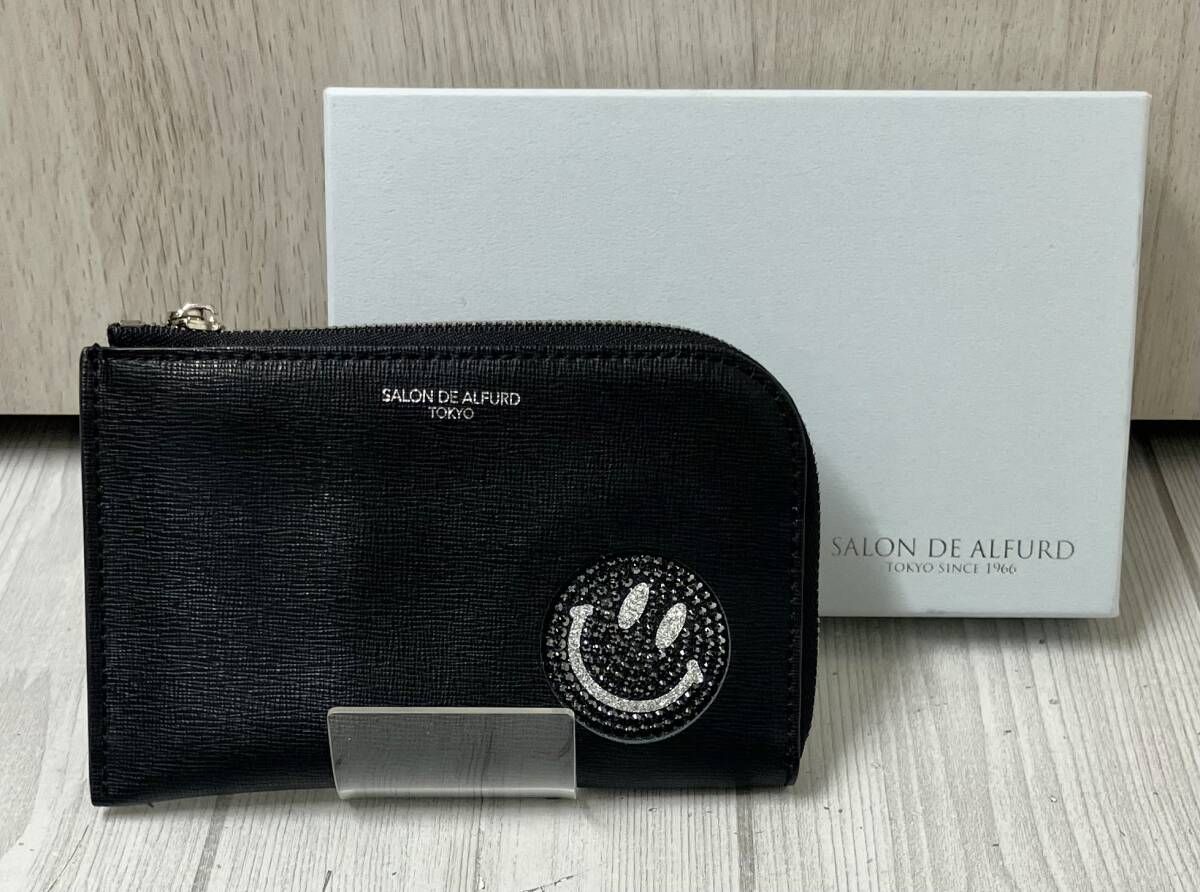 SALON DE ALFURD TOKYO サロン ド アルファード L字ミニ財布 ブラック