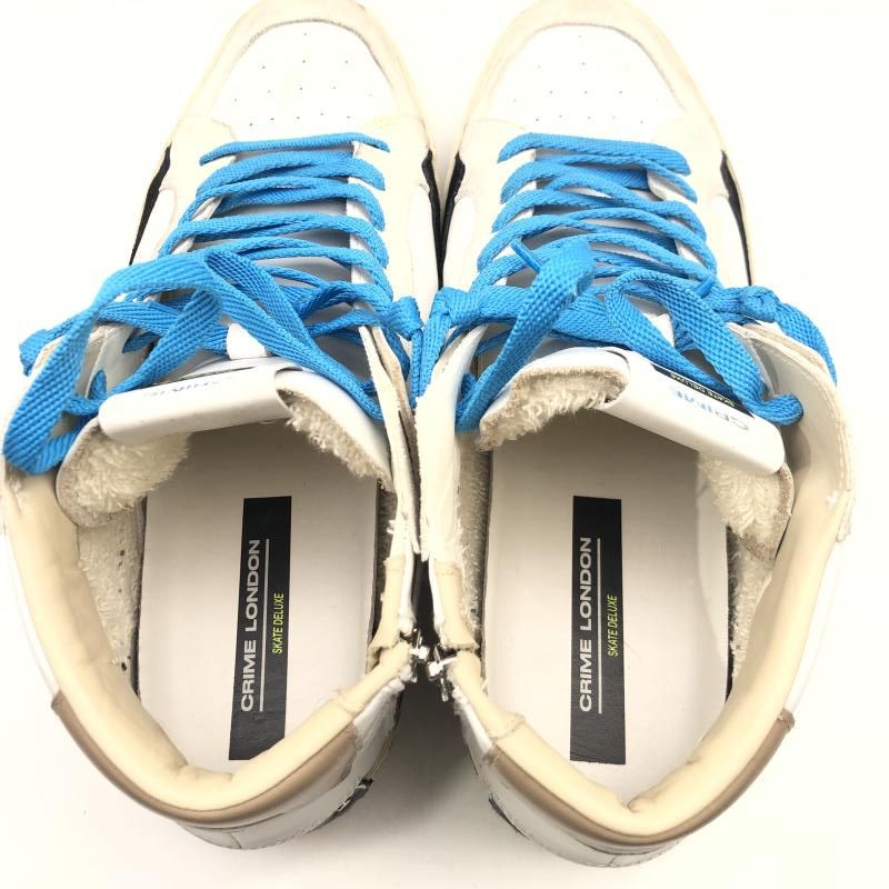 中古】CRIME LONDON SK8 DELUXE MID サイズ43 ホワイト クライム