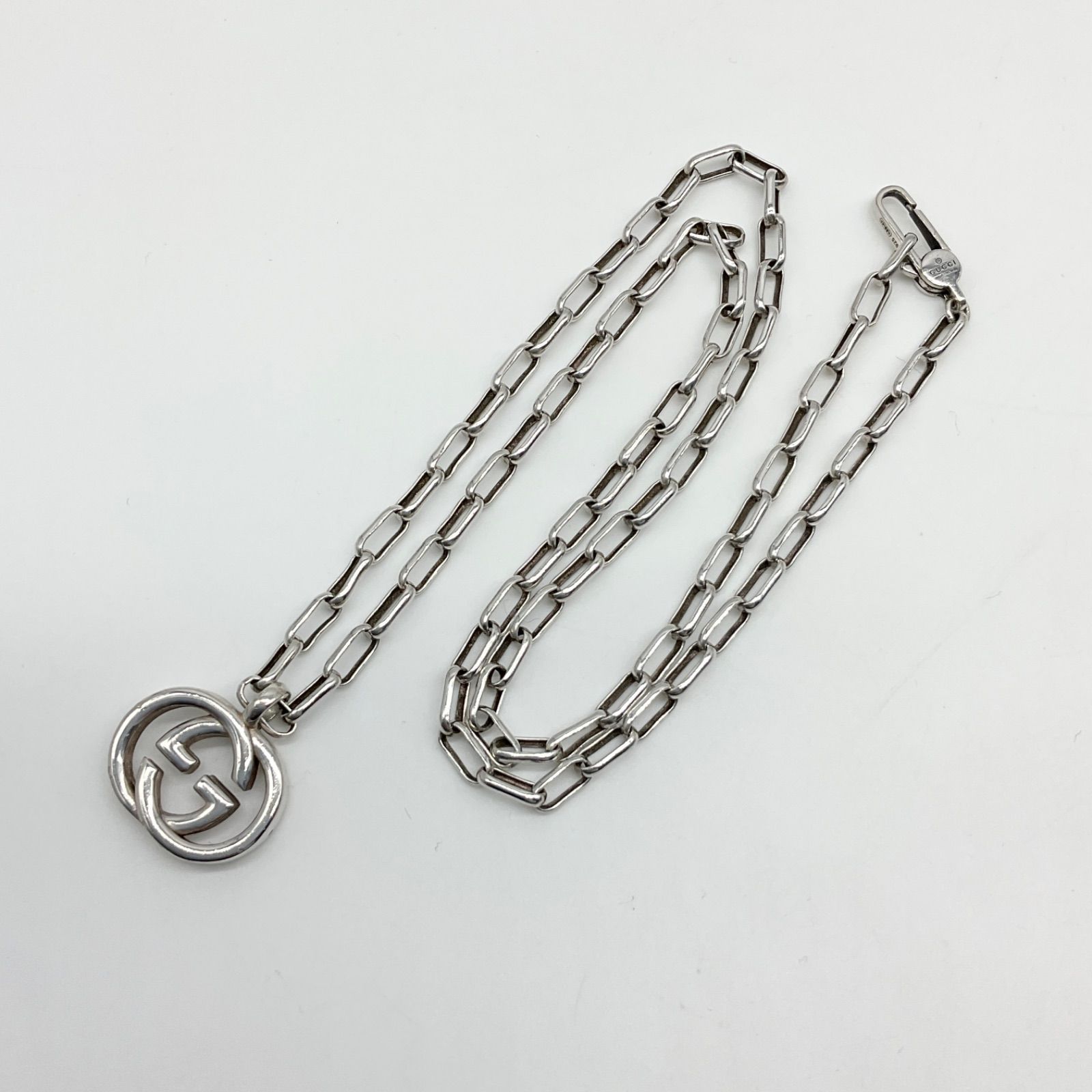 GUCCI グッチ ネックレス GGロゴ Ag925 SV925 ペンダント シルバー 