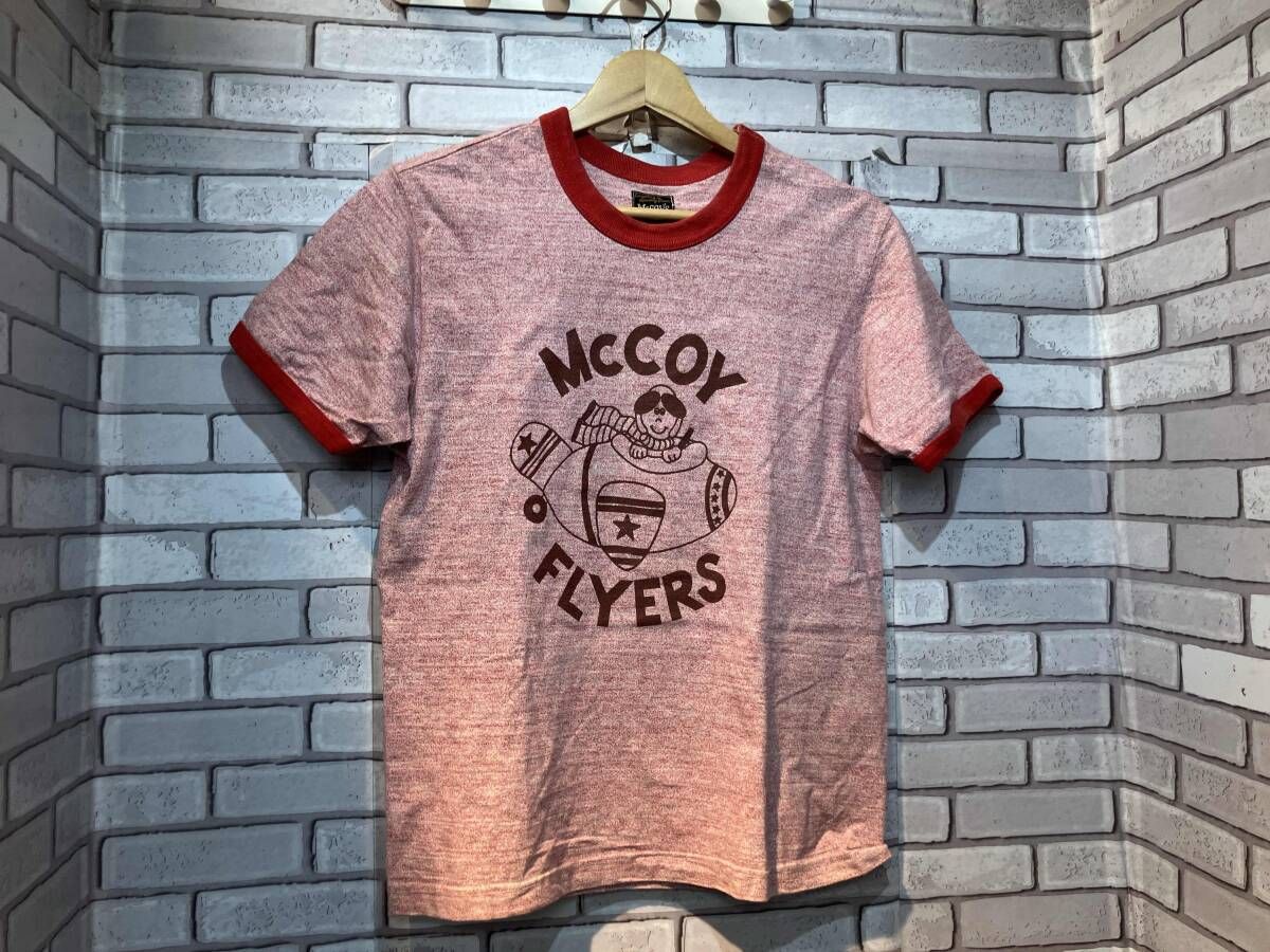 THE REAL McCOY's ザリアルマッコイズ 半袖Tシャツ リンガーT プリント