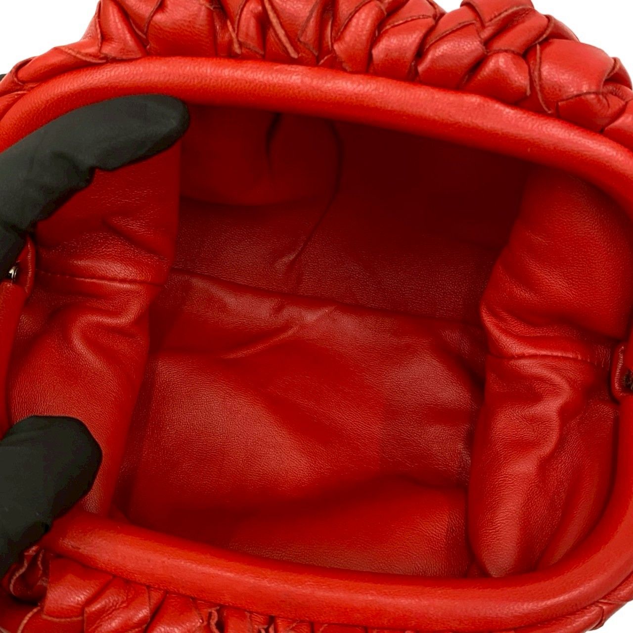 極 美品 袋付き BOTTEGA VENETA ボッテガヴェネタ ザ ポーチ イントレ