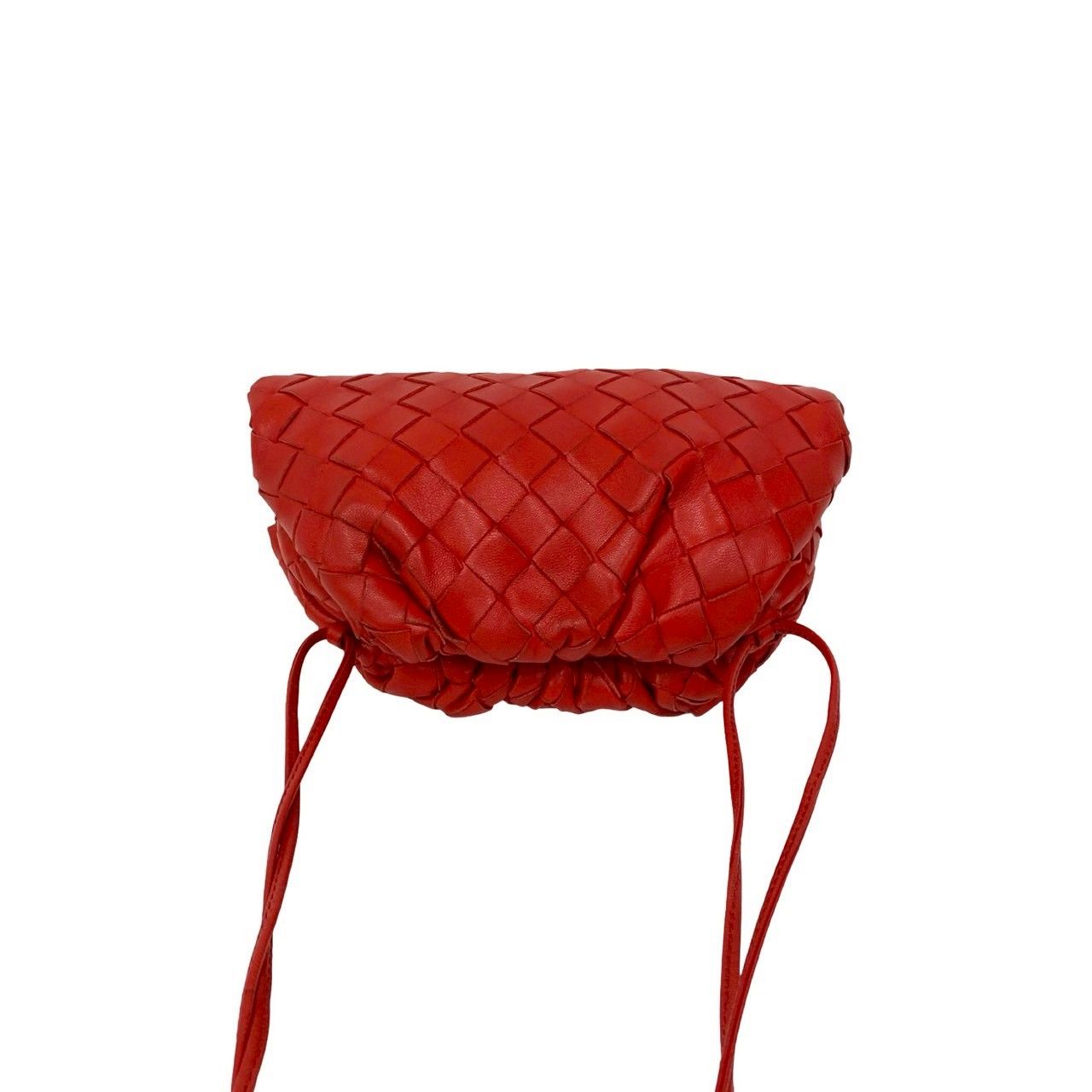 極美品✨ ボッテガヴェネタ ショルダーバッグ ポーチ イントレチャート 茶 極 美品 袋付き BOTTEGA VENETA ボッテガヴェネタ ザ ポーチ イントレ