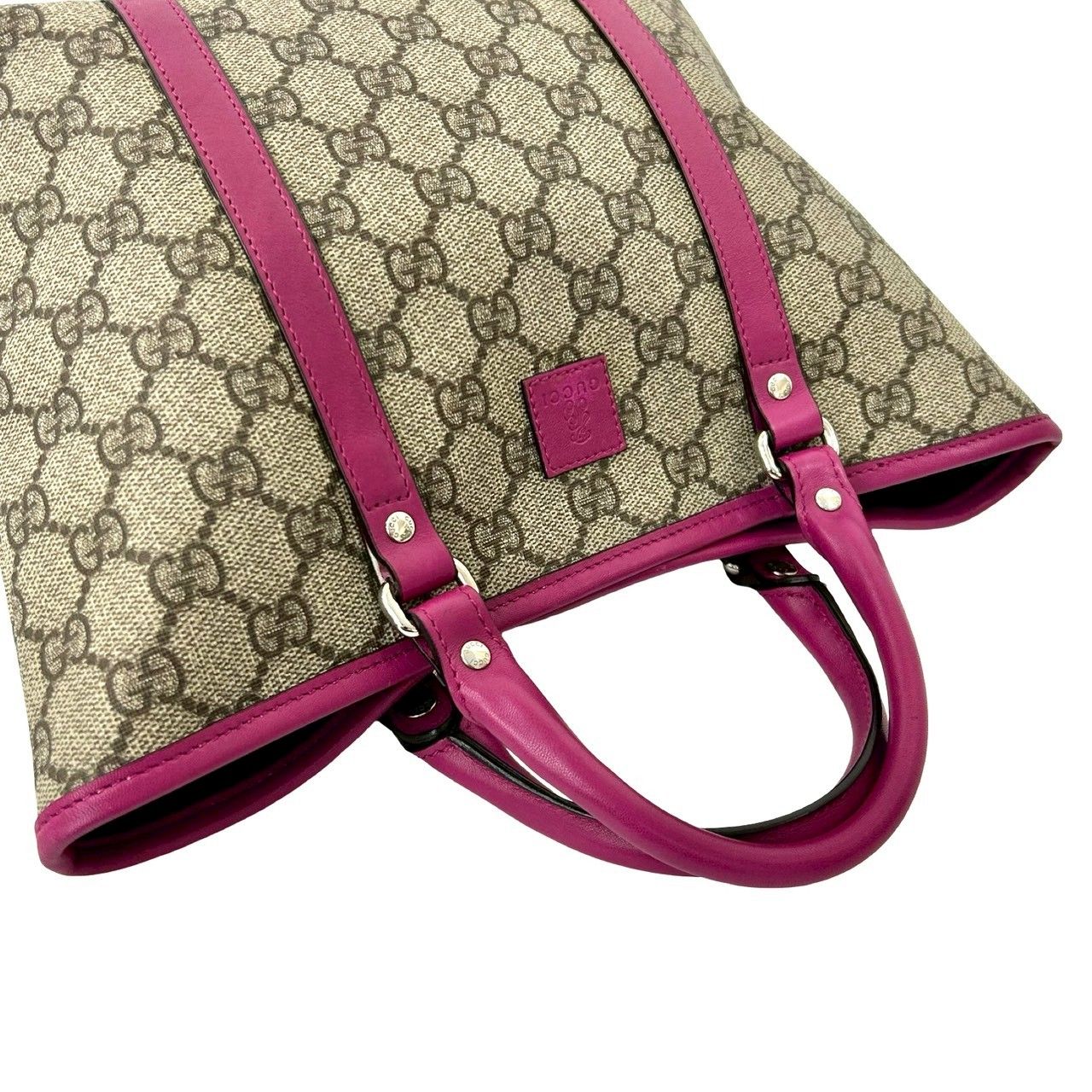 極 美品 希少品 保存袋付き GUCCI グッチ チルドレンズ GG スプリーム 