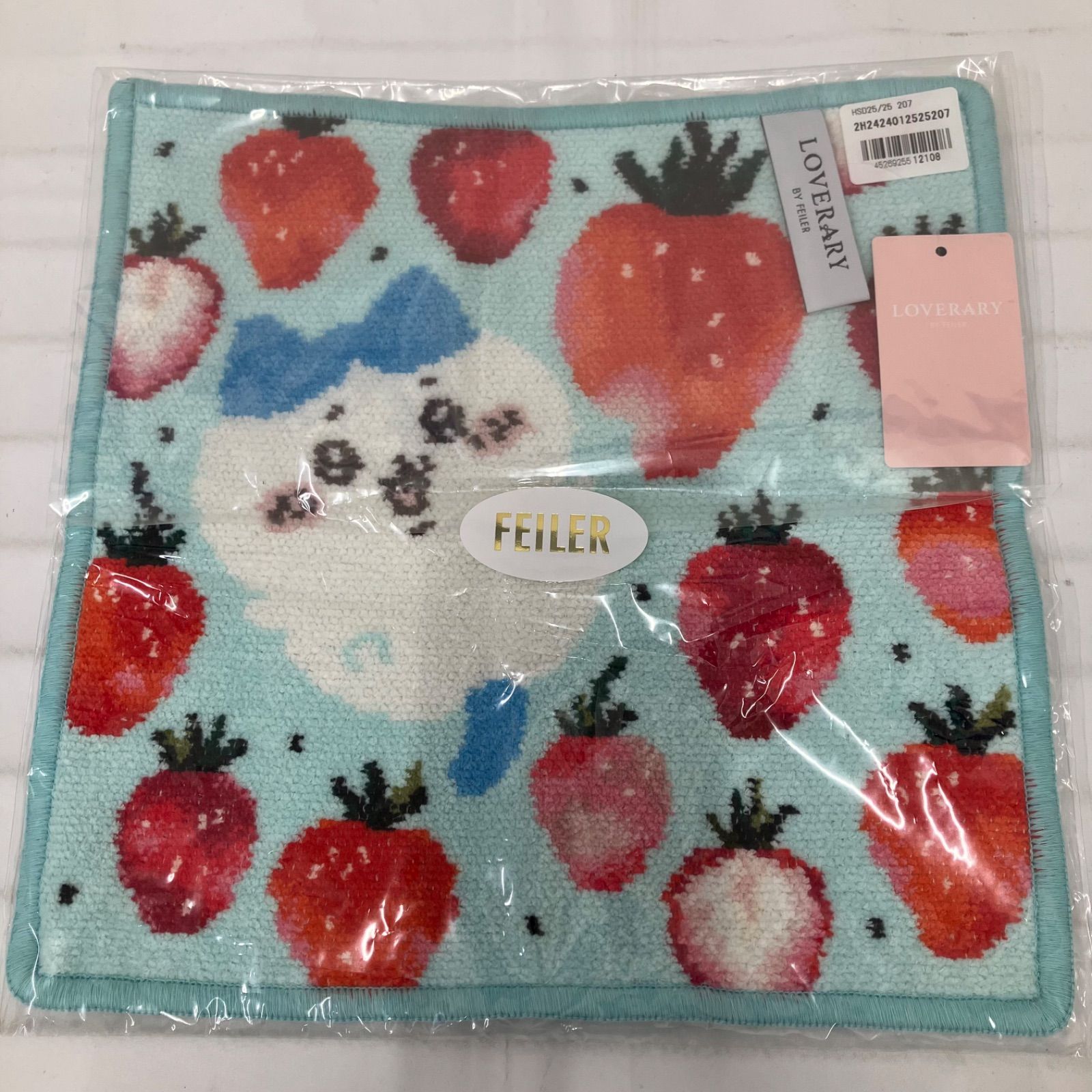 752 新品未使用品 FEILER フェイラー ちいかわ コラボ ハチワレ 