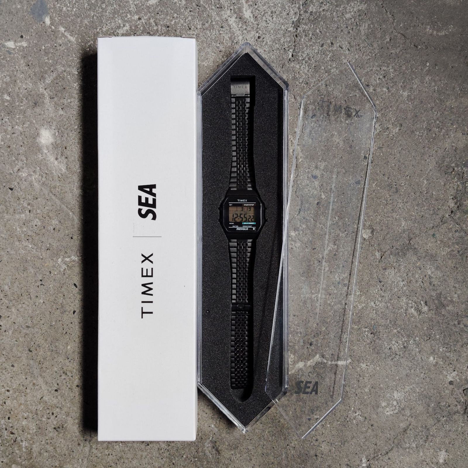 WIND AND SEA × TIMEX CLASSIC DIGITAL BLACK ウィンダンシー 