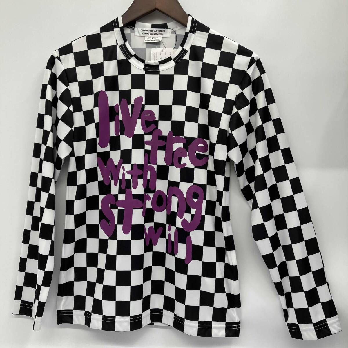 COMME des GARCONS/コムデギャルソン／長袖Tシャツ/24ss／チェック柄