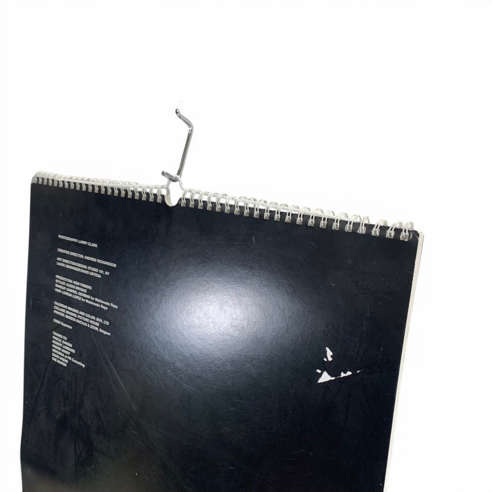 シュプリーム　ラリークラーク　2005カレンダー SUPREME シュプリーム ラリークラーク 2005年カレンダー ヴィンテージ