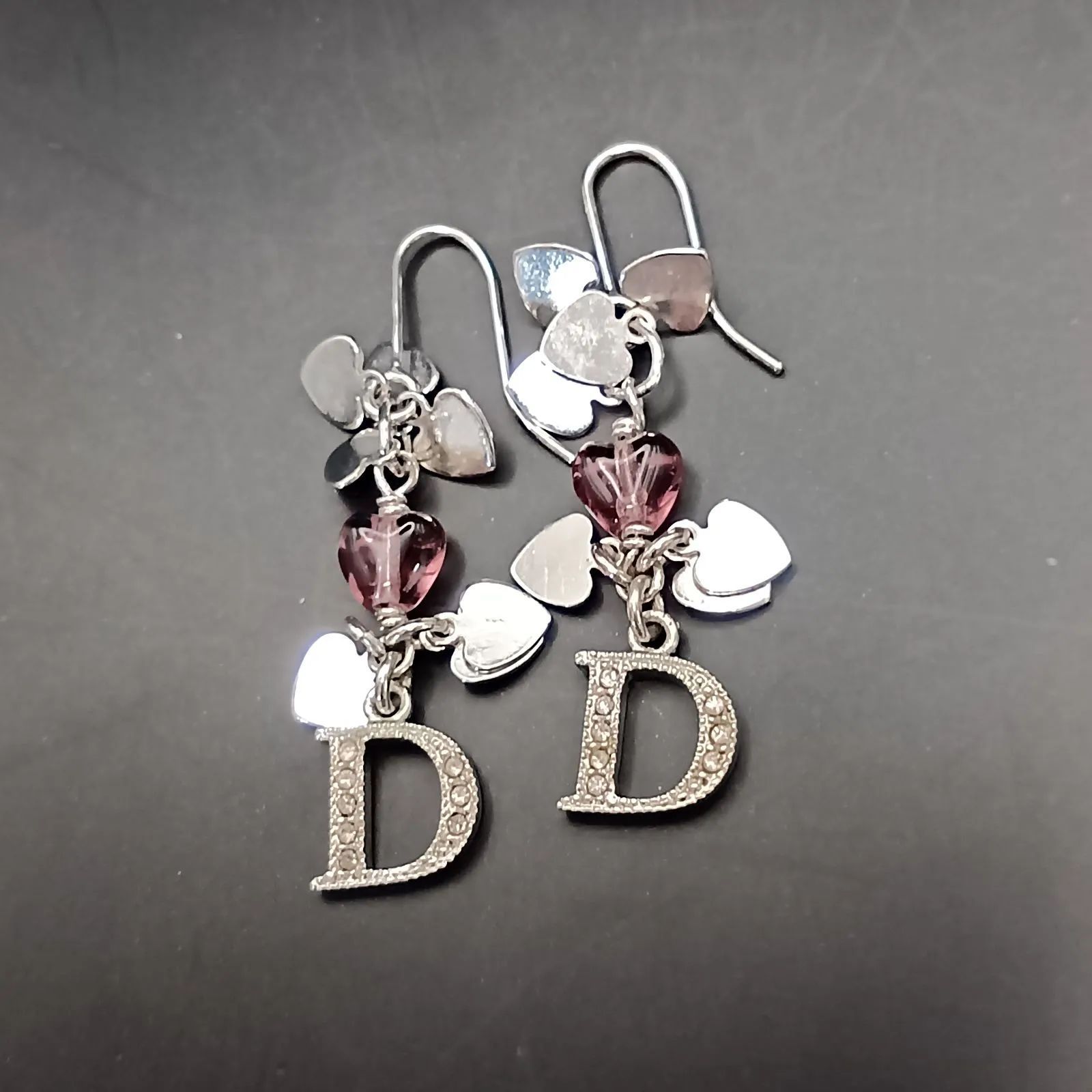 N Christian Dior クリスチャン ディオール パヴェDロゴレター ハート 