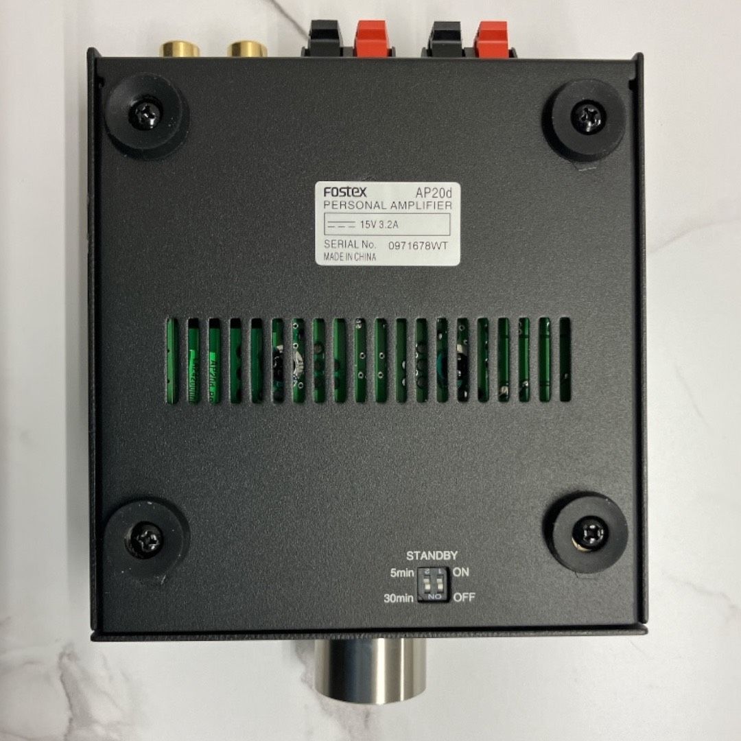 【3台セット】【送料無料】中古 FOSTEX AP20d コンパクトパワーアンプ デジタルアンプ 20W+20W 動作確認済【126-A1_3set】