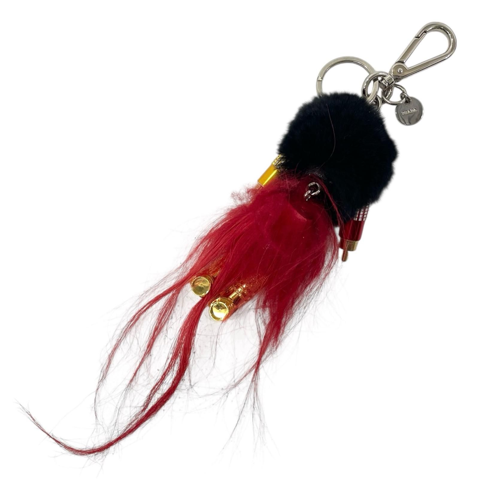 PRADA プラダ トリック ドッグ チャーム キーホルダー ストラップ 犬