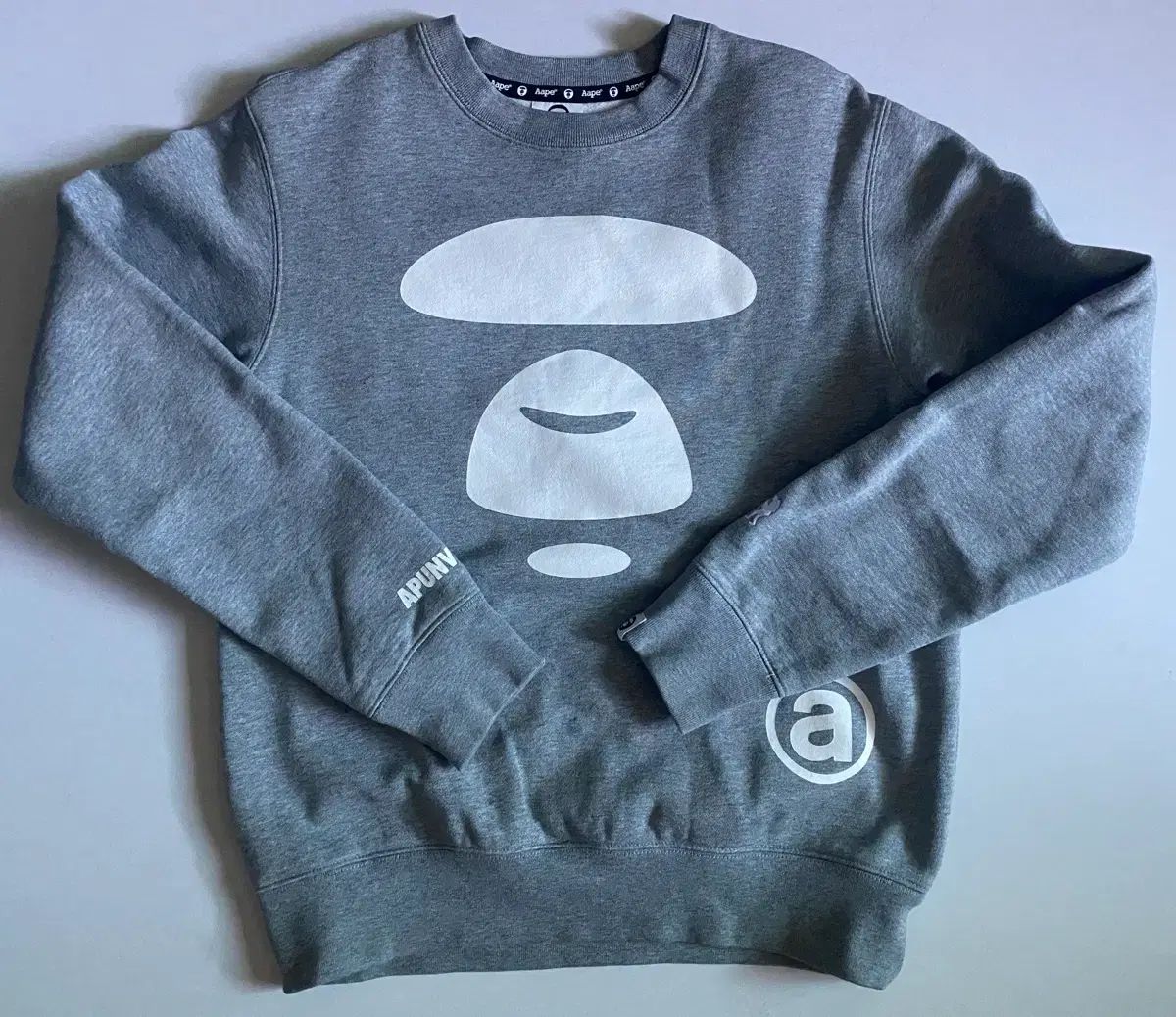 A BATHING APE ア ベイシング エイプ スウェット グレー Mサイズ あ 