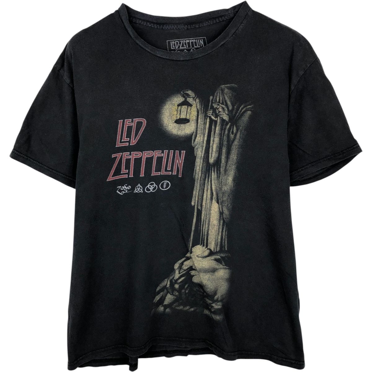 LED ZEPPELINレッドゼッペリンTシャツL古着パキスタン綿バンドT バンド