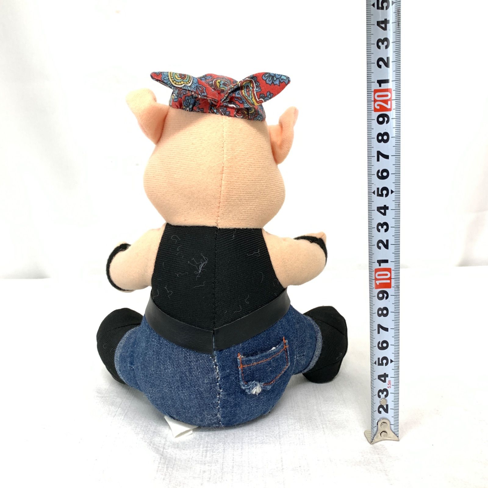 USED】ハーレーダビッドソン HARLEY DAVIDSON バイカーぬいぐるみ 豚 2